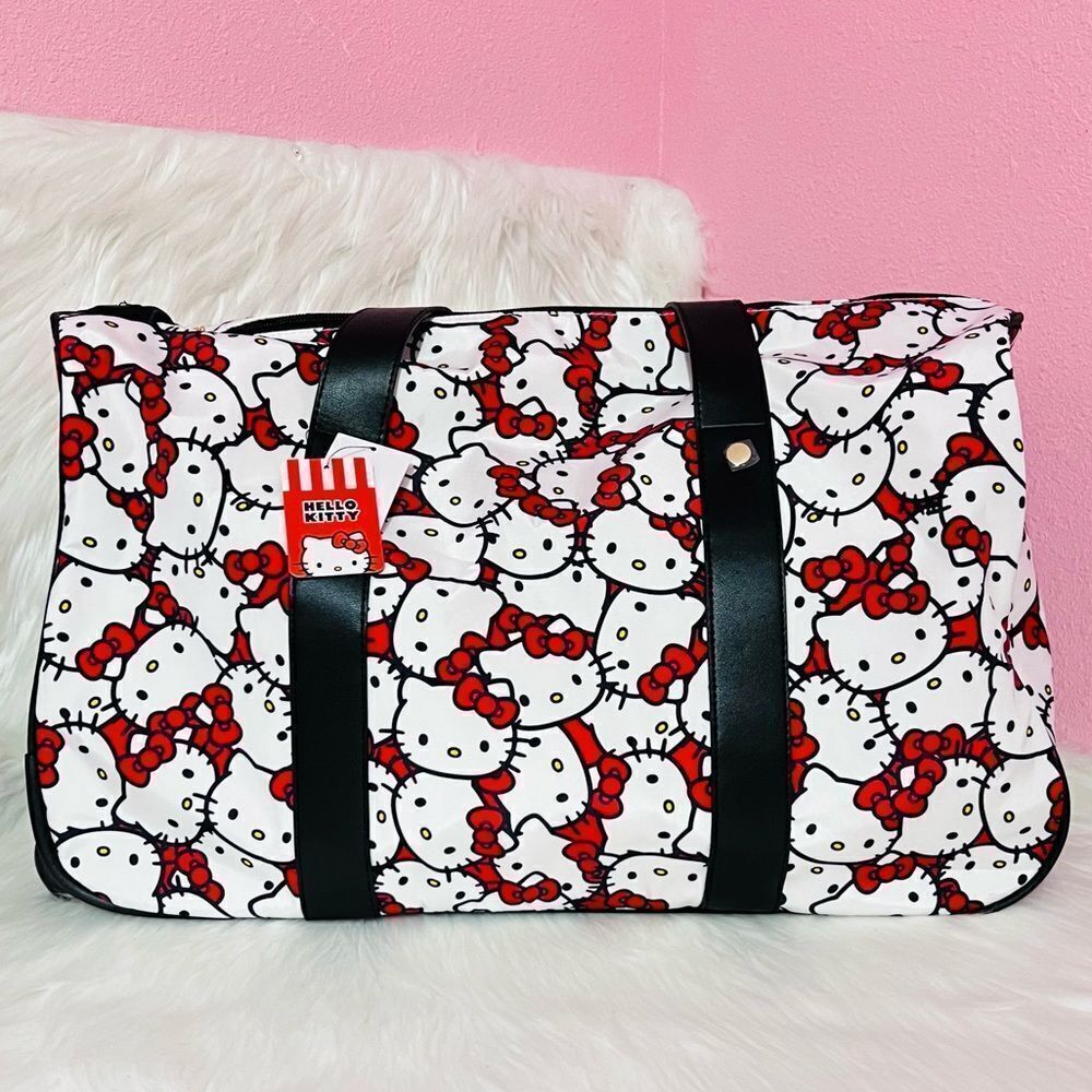 Hello Kitty Rolling Duffel Bag